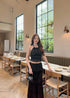 Two Piece Backless Strap Halter Neck Top with Skirt